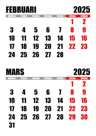 Kalender februari mars 2025 kalender-februari-mars-2025