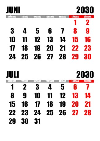kalender-juni-juli-2030