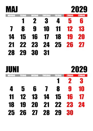 Kalender maj juni 2029 kalender-maj-juni-2029