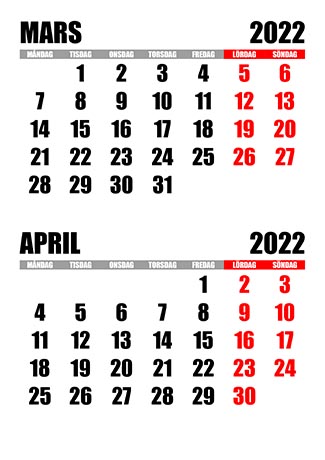 Kalender mars april 2022 kalender-mars-april-2022
