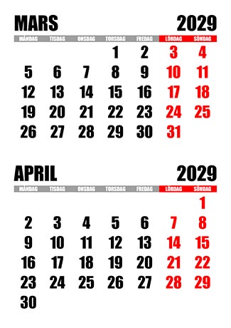 Kalender mars april 2029 kalender-mars-april-2029