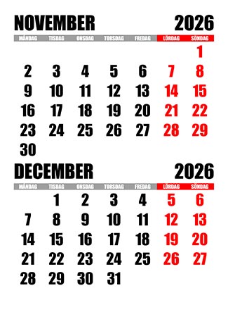 Kalender november december 2026 kalender-november-december-2026