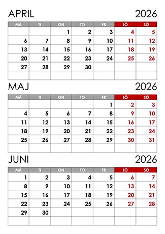 Kalender april maj juni 2026 kalender-april-maj-juni-2026