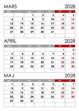 Kalender mars april maj 2028 kalender-mars-april-maj-2028