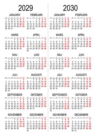 kalender-2029-2030