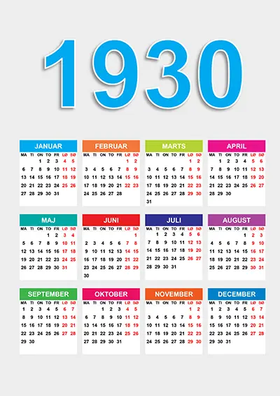 kalender-1930