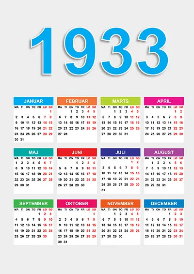 kalender-1933