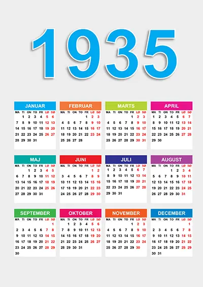 Kalender 1935 kalender-1935