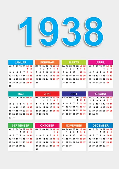 kalender-1938