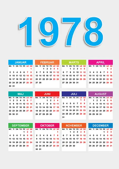 kalender-1978