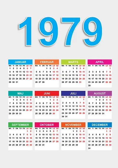 Kalender 1979 kalender-1979