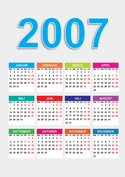 Kalender 2007 kalender-2007