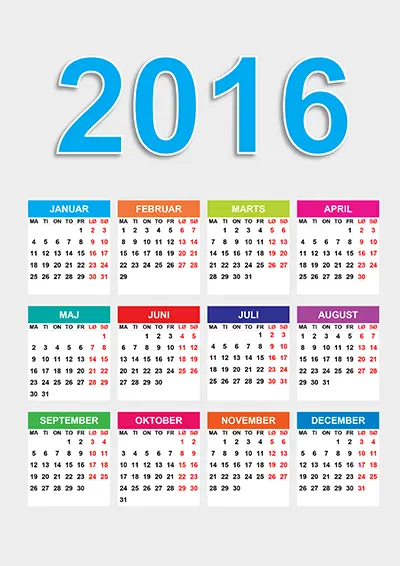 Kalender 2016 kalender-2016
