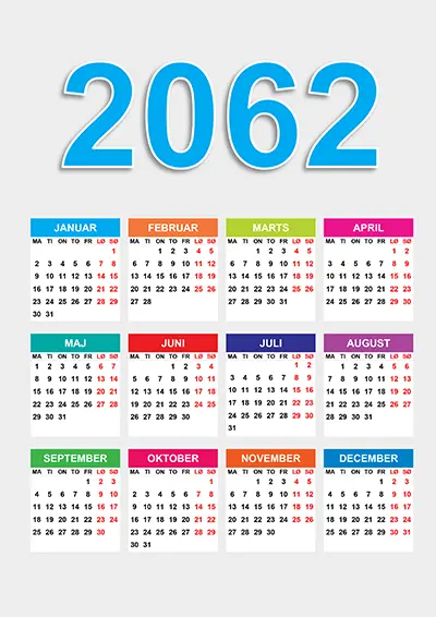 Kalender 2062 kalender-2062