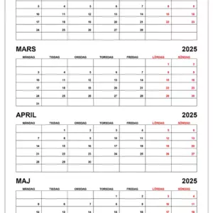 Kalender-februari-mars-april-maj-2025