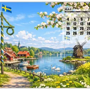 Maj 2026 Nya bakgrundsbilder