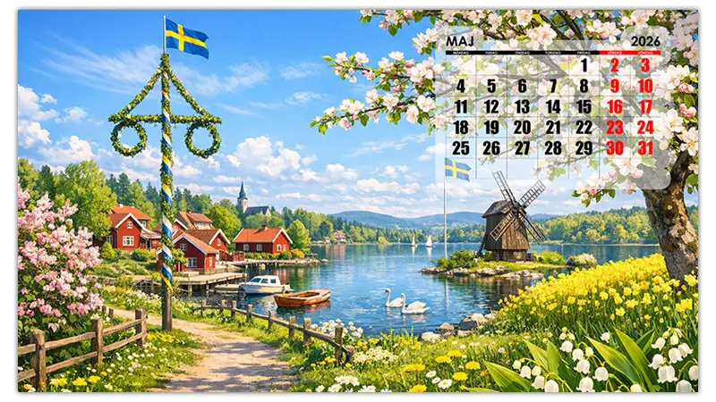 Maj 2026: Nya bakgrundsbilder i 1920×1080